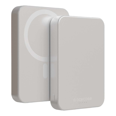 Внешний аккумулятор AceCase Voltrix 10000mAh Silver (KA030), Серебряный