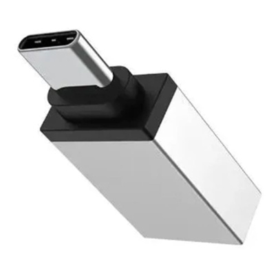 Адаптер Deppa OTG USB-C - USB-A (73131) Серебристый