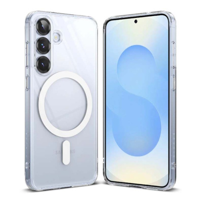 Чехол для Samsung Galaxy S25 с MagSafe KEEPHONE Hybrid PRO Прозрачный