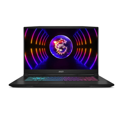 Ноутбук 17.3" MSI Katana 17 (B12VEK-1495XRU) Intel Core i5 12450H, 16Gb DDR5, SSD 1Tb, NVIDIA RTX 4050 6Gb, Full HD, Без ОС Black, чёрный