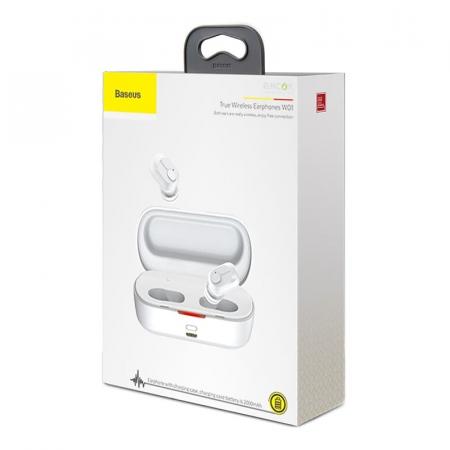 Беспроводные наушники Baseus Encok True Wireless Earphones W01 (NGW01-02) Белый