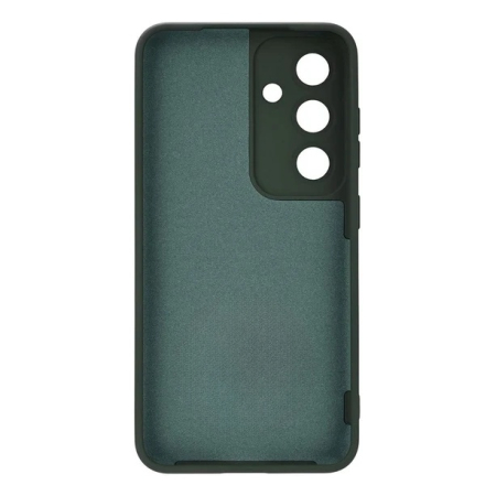 Чехол для Samsung Galaxy S25 Plus Silicone Case Тёмно-зелёный