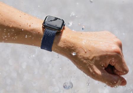 Ремешок для Apple Watch 38/40/41 mm UNIQ ASPEN Strap Braided (40MM-ASPOBLU) Синий