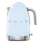 Чайник электрический SMEG 50s Style с регулируемой температурой (KLF04PBEU) Blue, голубой
