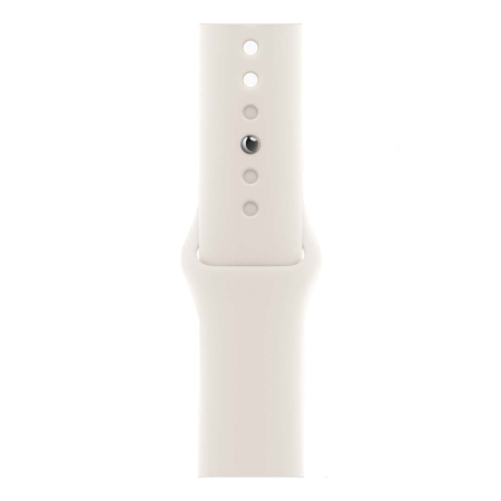 Apple Watch SE 3 (2025), 40 мм корпус из алюминия цвета «Starlight», ремешок Sport Band размера M/L цвета «Starlight»