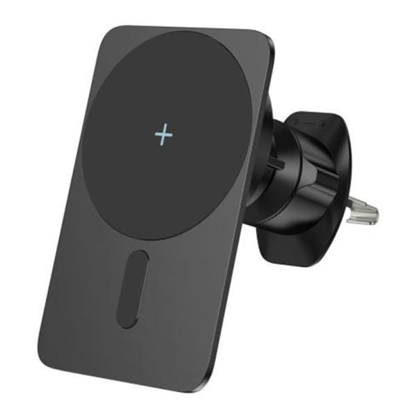 Автомобильный держатель с беспроводной зарядкой WiWU Liberator magnetic wireless charger (Wi-Q001) Черный