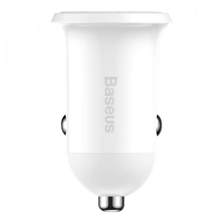 Автомобильное зарядное устройство Baseus car charger Grain Pro Dual USB 4.8A (CCALLP-02) Белый