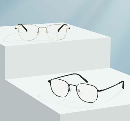 Очки для компьютера Xiaomi Mijia Anti-blue light glasses (HMJ06LM) Чёрный\Золотой