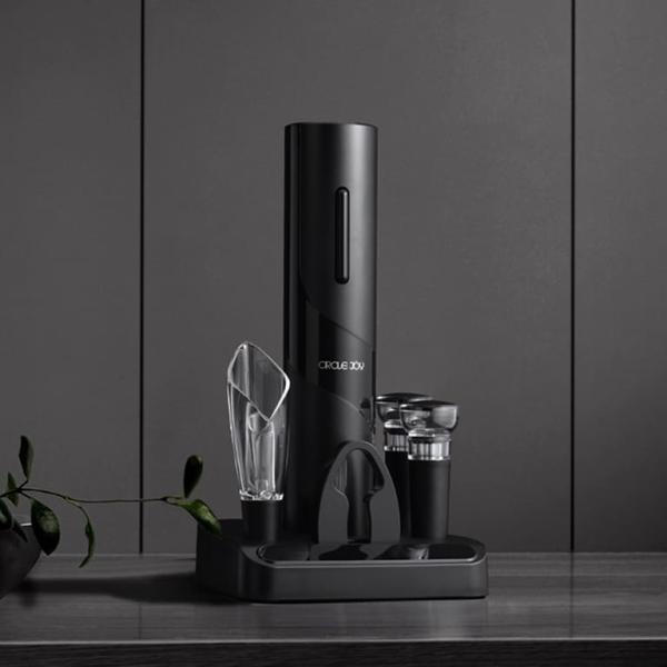 Набор аксессуаров для вина Xiaomi Circle Joy 5в1 (CJ-TZ08) Чёрный