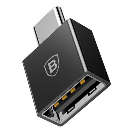 Переходник/адаптер Baseus USB – USB Type-C (CATJQ-B01) Черный