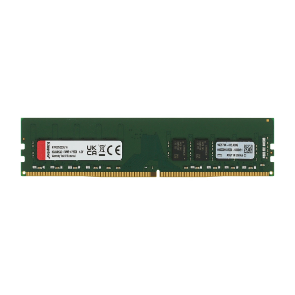 Оперативная память Kingston (KVR32N22D8/16WP) DDR4 16GB 3200MHz CL22 UDIMM 1x16GB