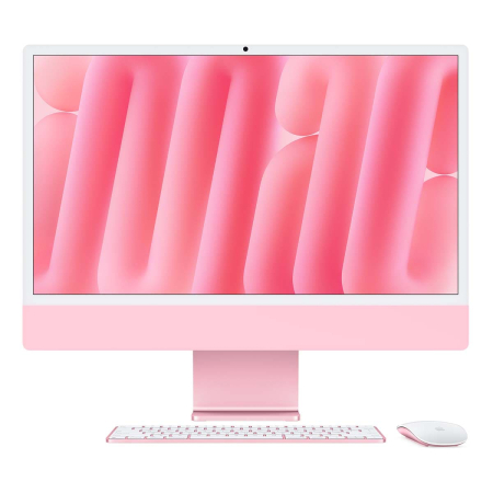 Apple iMac 24" (M4 8C CPU, 8C GPU, 2024) Retina 4,5K, 16Gb, 256Gb SSD (MWUG3) Pink, розовый