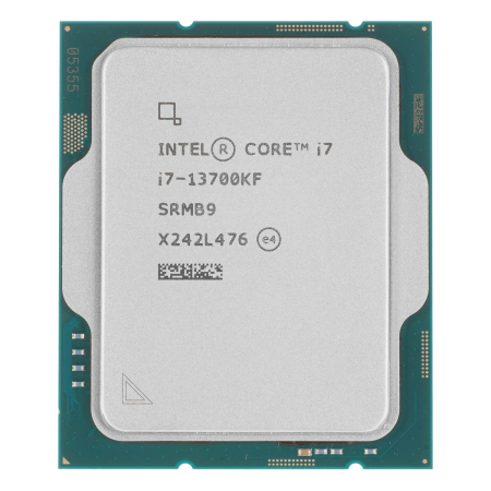 Процессор Intel Core i7-13700KF, 3.4 ГГц (Turbo 5.40 ГГц), LGA1700, OEM (CM8071504820706)