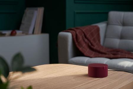 Умная колонка Яндекс.Станция Мини (Алиса) Красный гранат