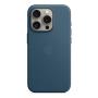 Чехол FineWoven Case для Apple iPhone 15 Pro с MagSafe Pacific Blue, синий