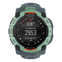 Часы Garmin INSTINCT 3 AMOLED 50мм Neo Tropic, зеленый с серым ремешком